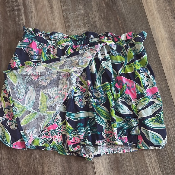 Lilly Pulitzer Karla skort in navy sway this way - Size XL (12-14) - Picture 3 of 8